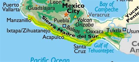 mexico cities|map of mexico pacific coast.
